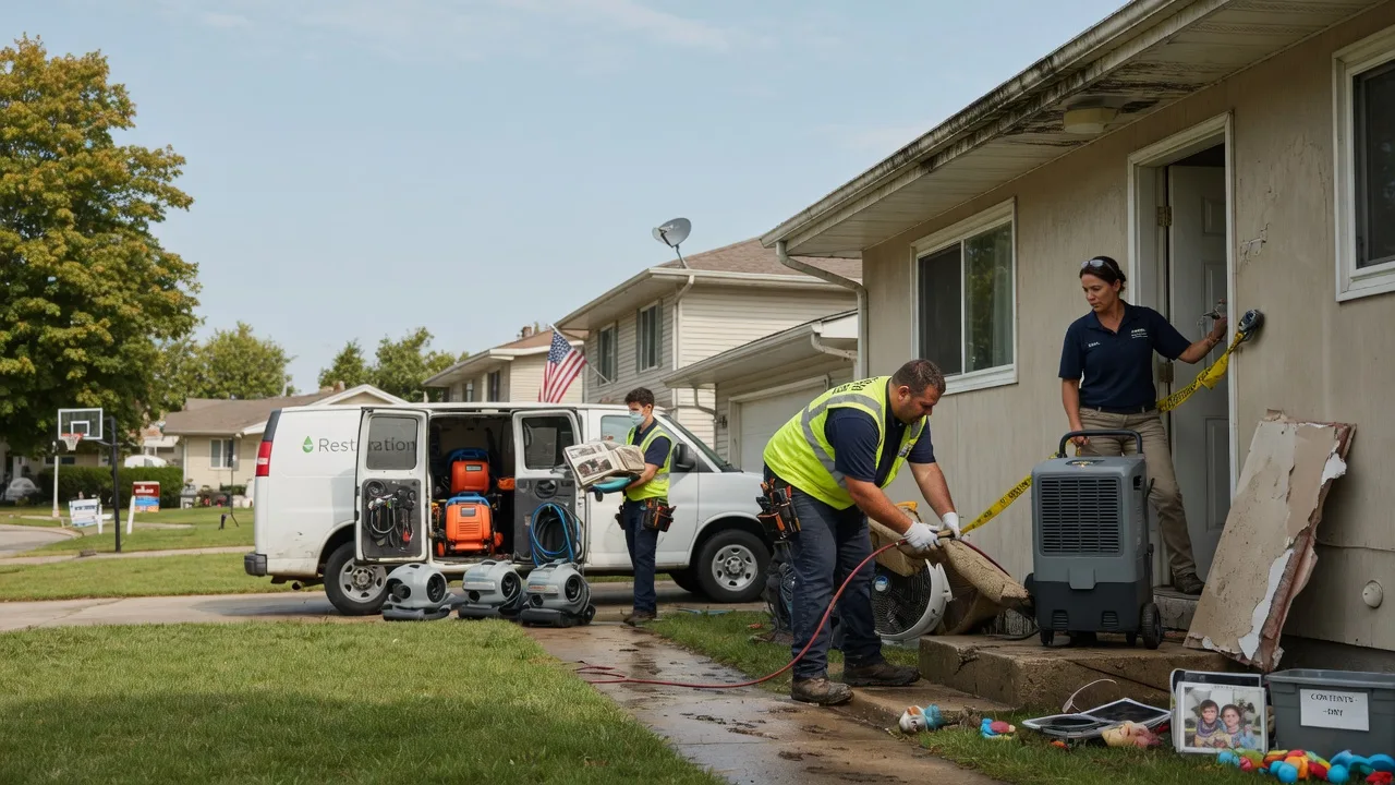 Water Damage Restoration in Tuppers Plains, OH near me